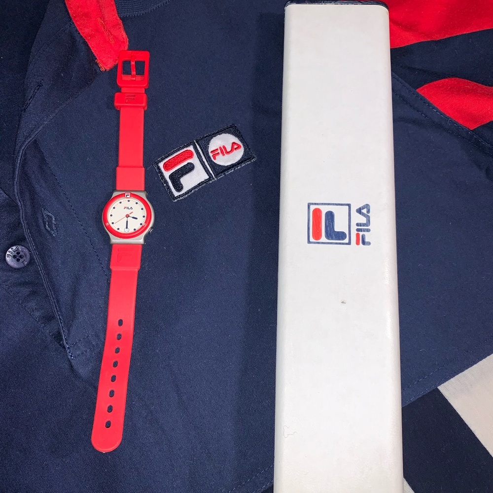 Women’s Fila Shirt & Watch Combo